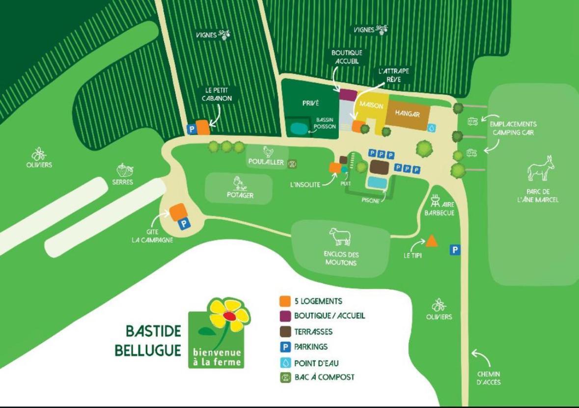 Bastide Bellugue Maison d'hôtes à La Ferme à 3 minutes de Lourmarin Cadenet Exterior foto